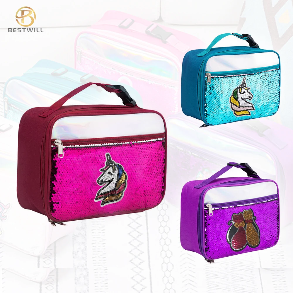 

Bestwill custom small lunch box bag kids tote bag thermal delivery cooler bag, Various