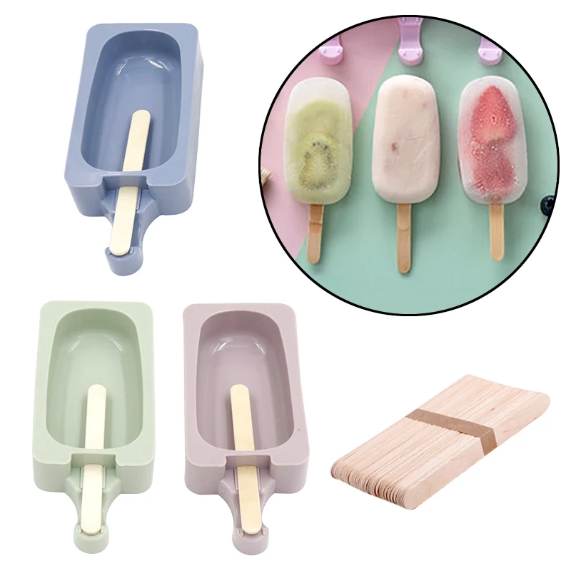 

Silicone ice cream mold jelly hockey machine baby DIY food supplement tool popsicle stick kitchen, Customized