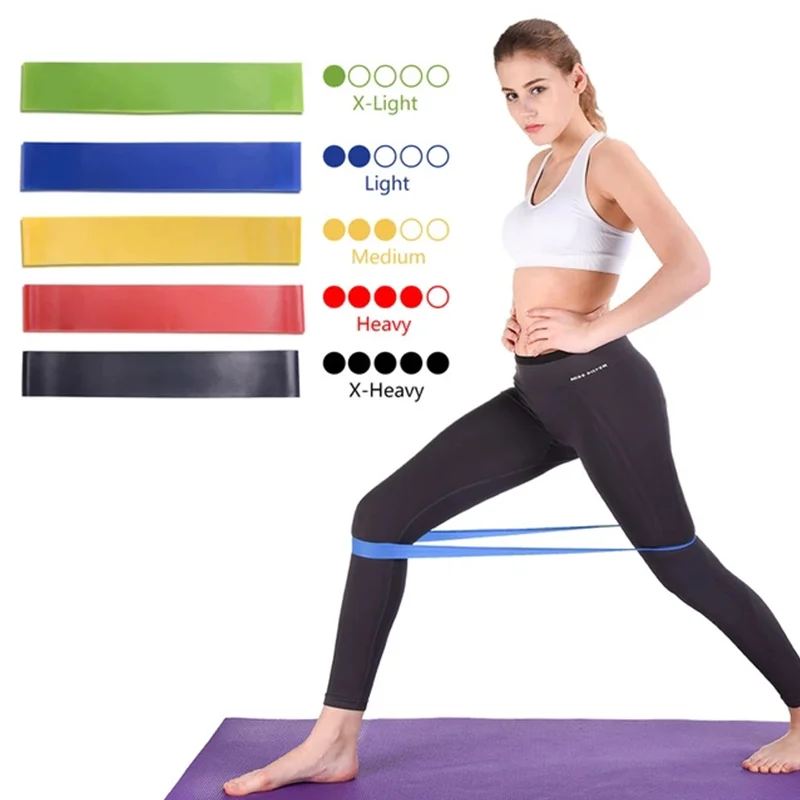 

Custom Logo Fitness Accessory Elastic Resistance Bands Yoga Stretch Workout Belt Leg Strength Training Band Ligas De Resistencia