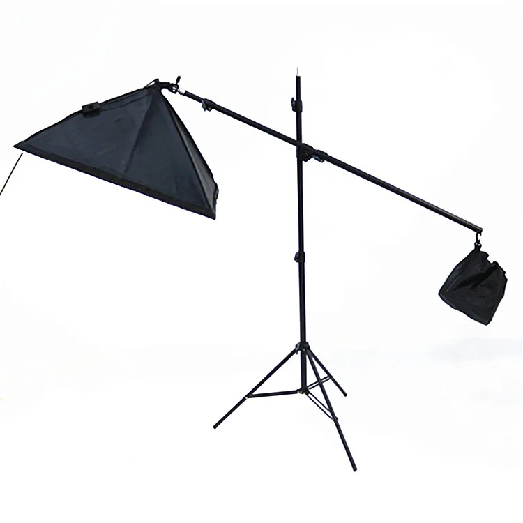 

XINTANBH8817_Photo Studio BOX light(single Socket Lamp Holder + 50 X 70CM Flash Lighting +1.7m Light Stand), EU Plug, Black