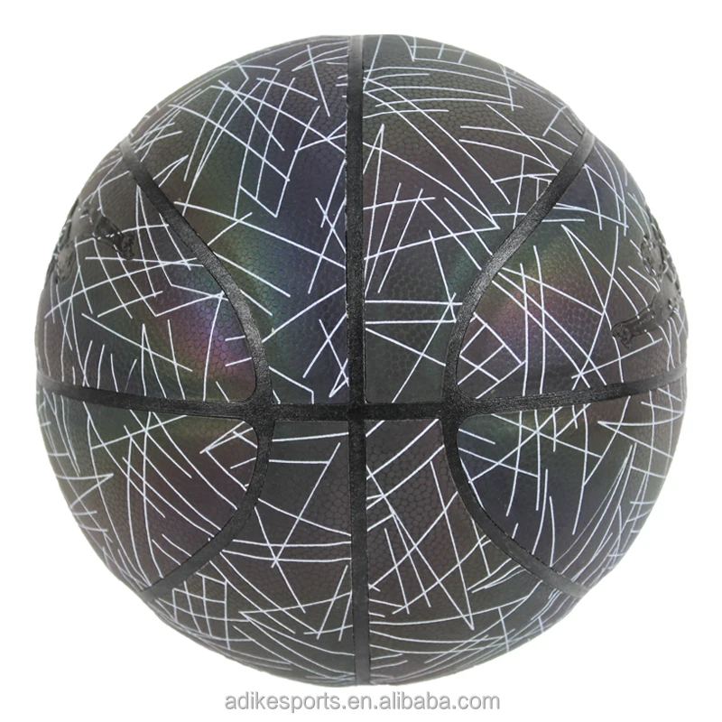 

adike baloncesto bolas de basquete basket glow in the dark ball holographic glowing basketball, Custom personality color