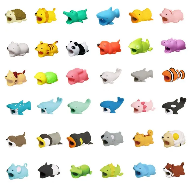 

Wholesale Kawaii Animal Cable Protector Bite Phone Accessory Cable Management