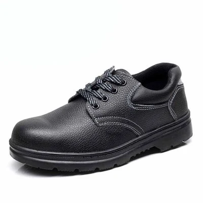 

Four seasons labor insurance shoes, anti-smashing, anti-piercing, oil-resistant and acid-resistant safety shoes, Black