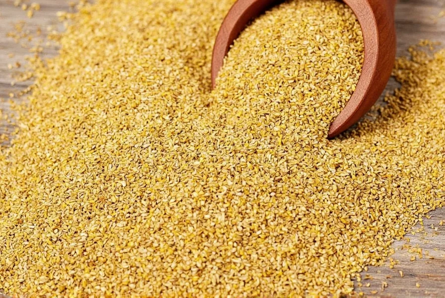 Close-up of various mustard types including yellow, Dijon, and whole grain arranged on wooden board