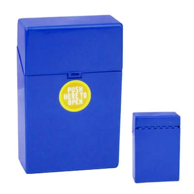 
automatic open plastic cigarette case 