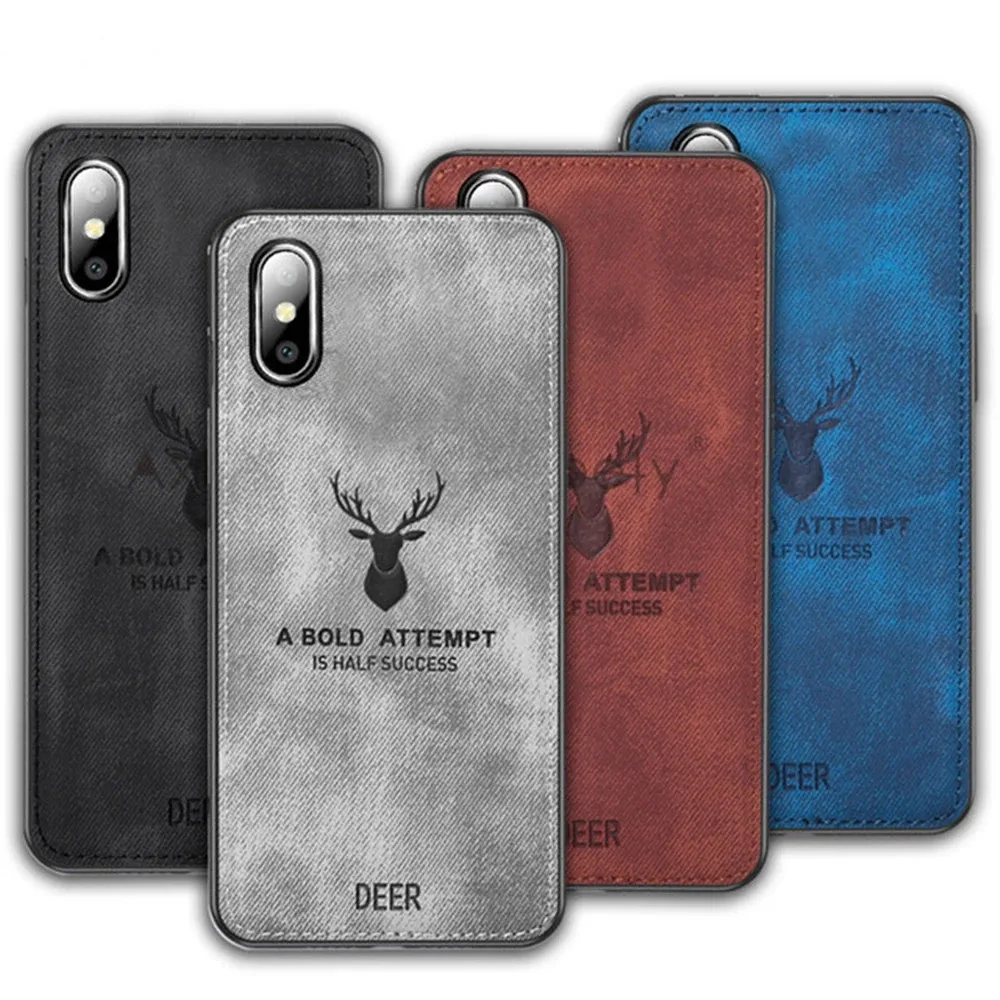 

3D Deer Painted Phone Case Custom Accessories Mobile Cell Phone Case for iPhone 11 Pro Max XR Phone Case Cover, Mutil