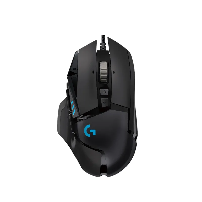 

Hot Sell Logitech G502 Hero High Performance Gaming Mouse Engine 16000DPI RGB Glare Mouse, Black