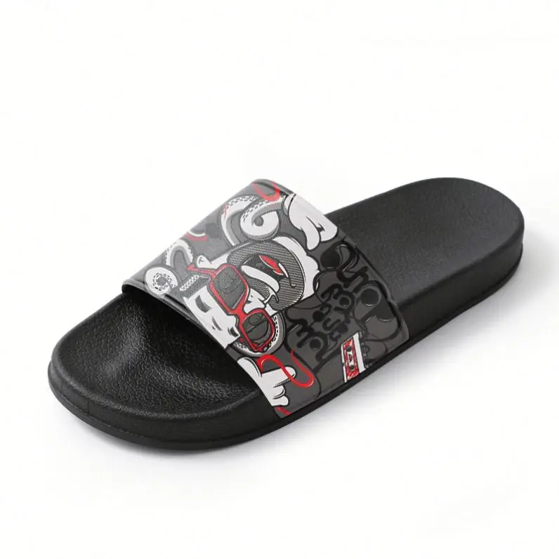 

Shoes Sandals Custom Slides Footwear Personalized Print Unisex Men Slipper