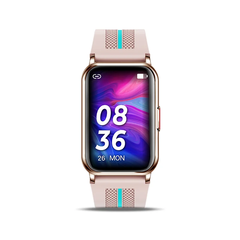 

New Fashion Men Women Watches H76 Smartwatch Double Color Strap Heart Rate Pressure Oxygen Lady Smart Watch Android H76