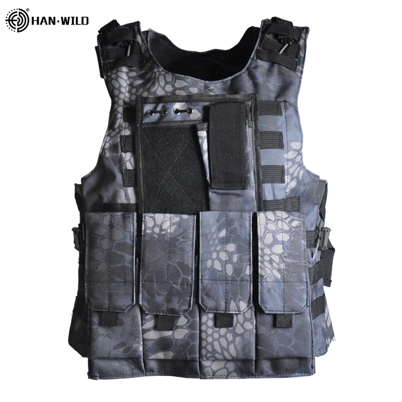 

HAN WILD Airsoft Military Hunting Vests Tactical Vest Molle Combat Assault Plate Carrier Tactical Vest 6 Colors Outdoor Clothing