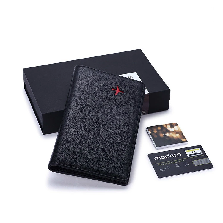 

Leather PU PVC Rfid Passport Cover Travel Document Holder Personalized Passport Holder, Customized color