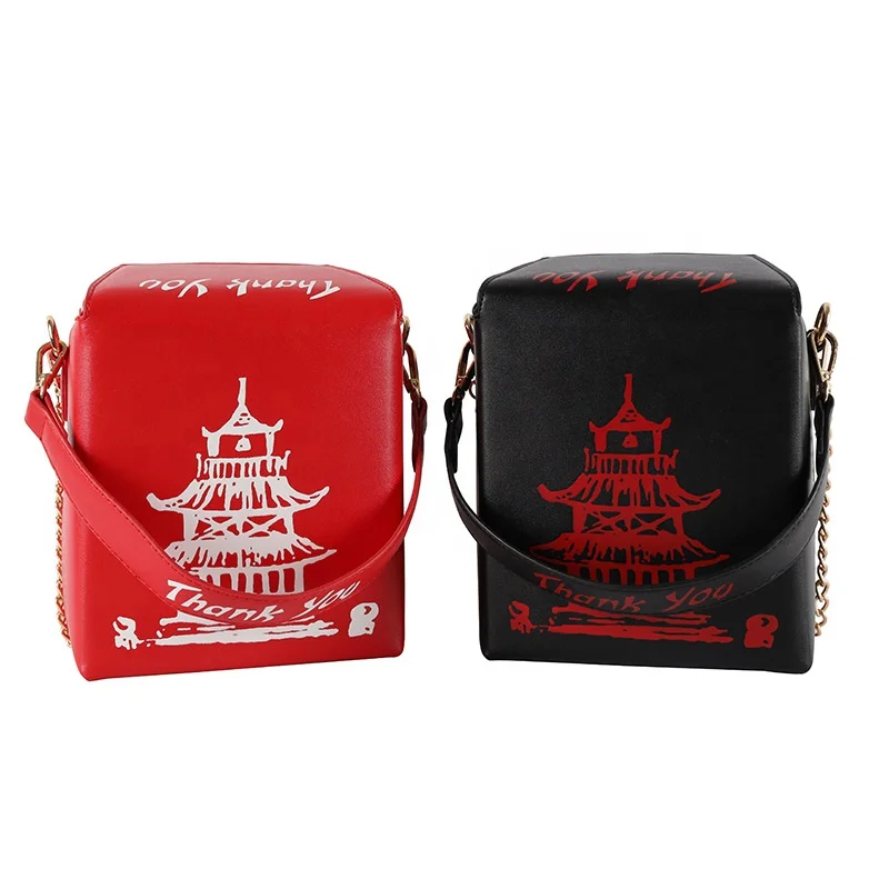 

2020 New arrival China style Pu chain messenger bag wholesale casual printing bags women purses and handbags, As picture or customized color