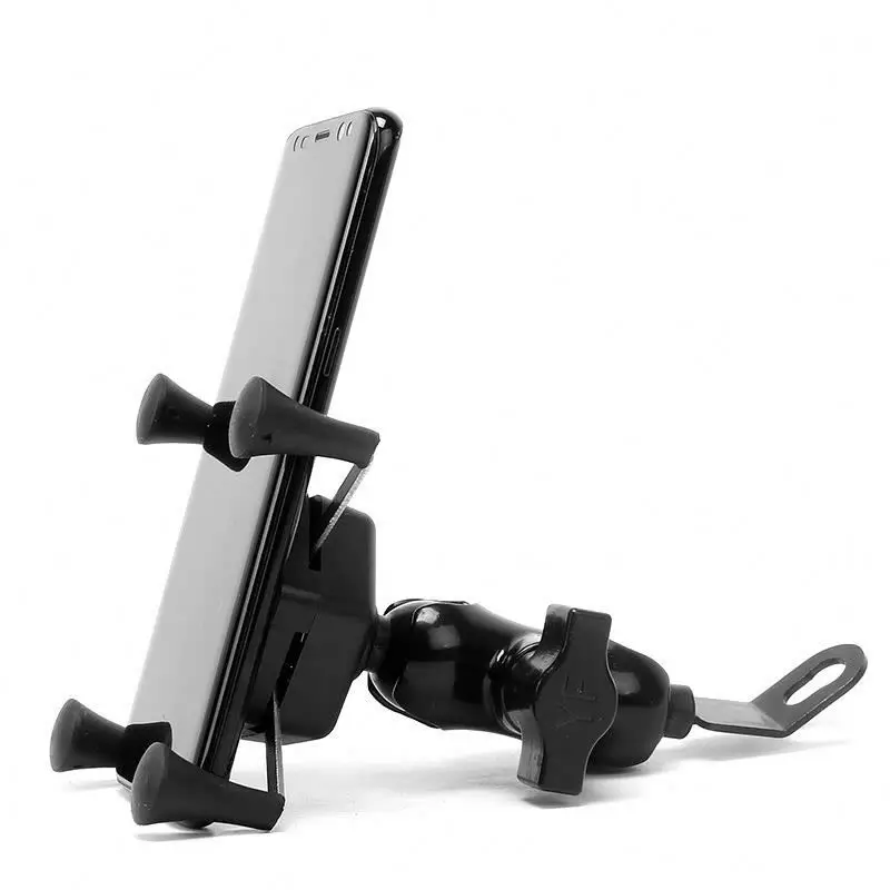 

Motorcycle gps navigation bracket TOLvj high hardness motorcycle wholesale accessories phone stand for harley yamaha bmw, Black