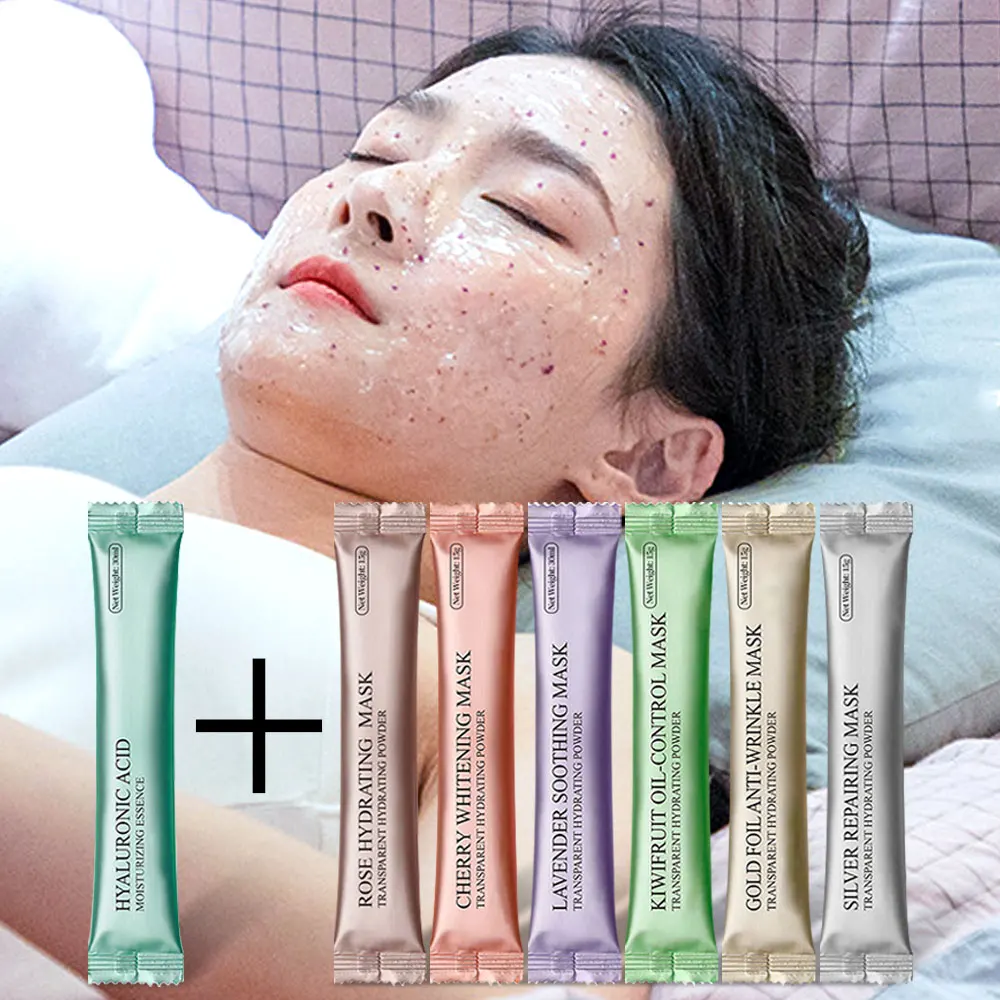 

Custom Korean Skin Care Products Hydro Jelly Mask Powder Peel-Off Collagen Gel Face Mask Beauty, Customized color