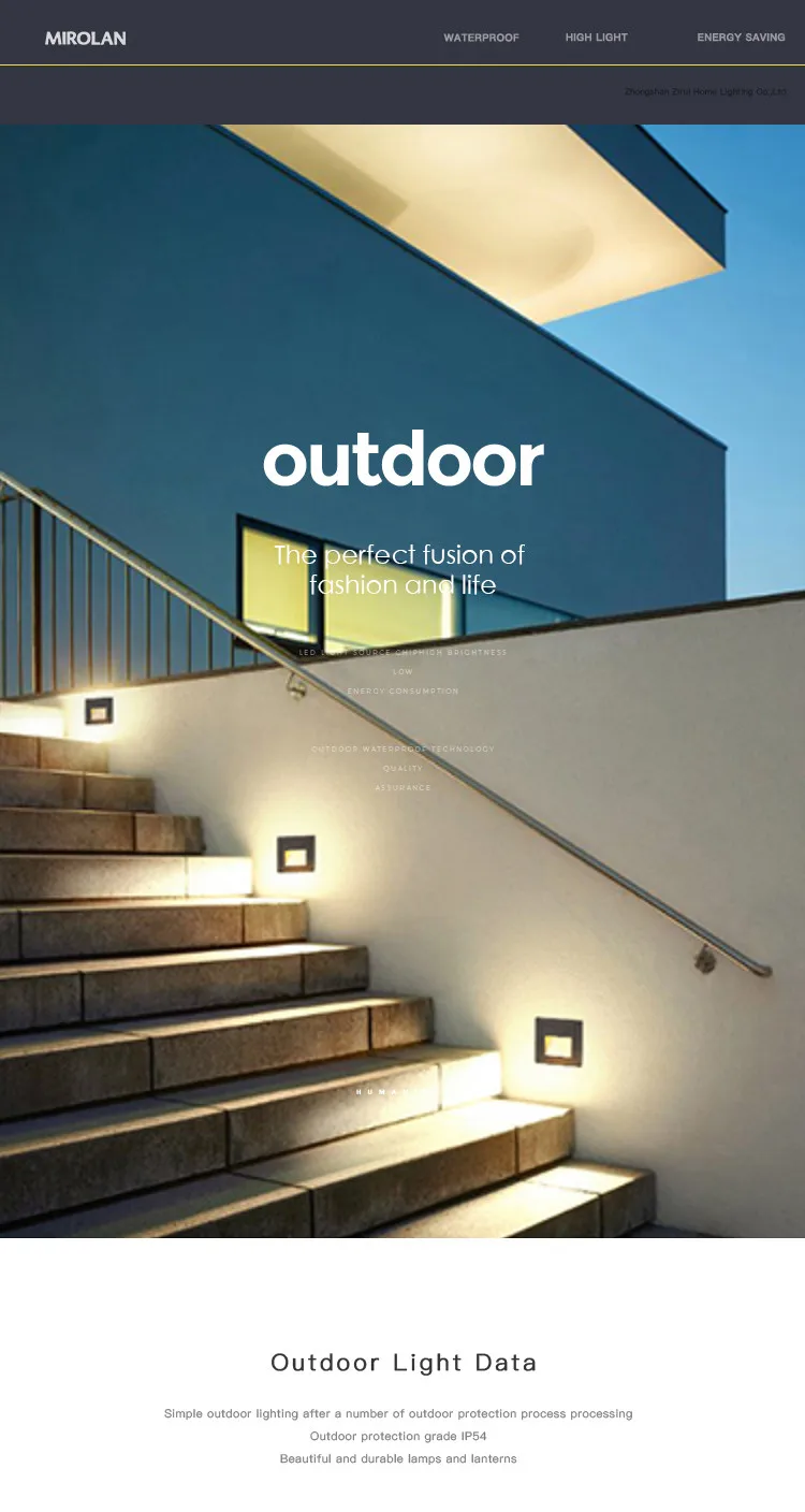 Hot sell 5W Outdoor wall lamp LED step light stair light