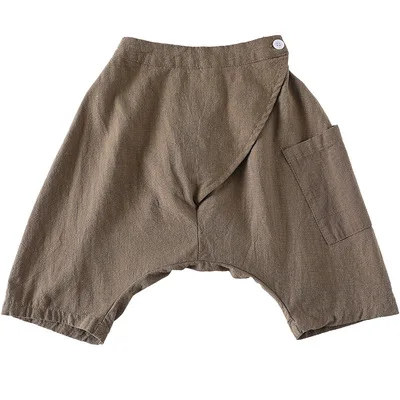 

2021 Summer New Children'S Harem Pants Korean Baggy Capris Kids short