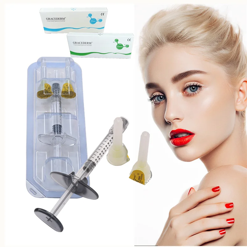 

BD needles ha dermal filler injectable with CE ISO, Transparent