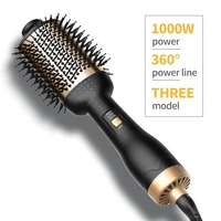 

2019 Hot Selling Salon Ionic Multifunction Hair Dryer Hot Hair Brush with straight and curly hair