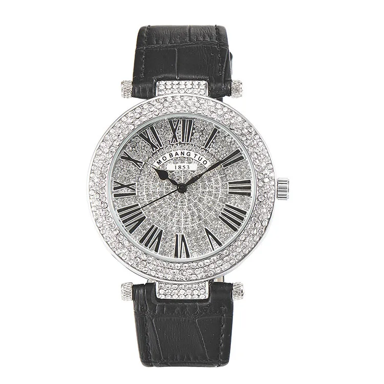 

2020 New Luxury Fashion Jewelry Iced out Crystal Rhinestone Women's Watch, Custom