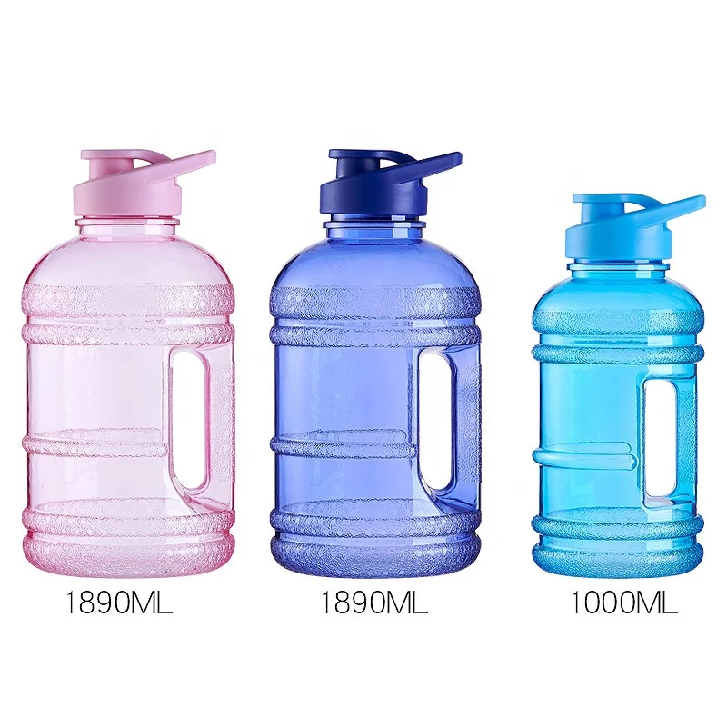 2020 New Design 1 Gallon Tritan BPA Free Drinking Sport Water Bottle Gym Water Jug With Motivational Water Bottle
