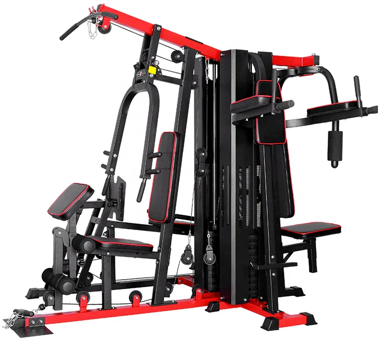 

2020 New home gym fitness equipment 5 station multi gym integrated gym trainer, Customized