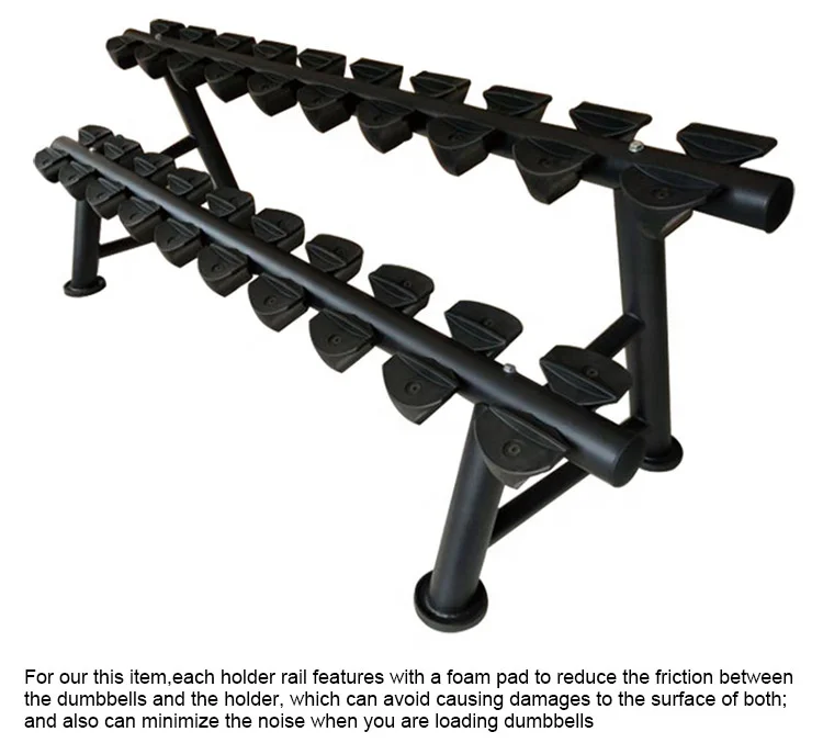 Okpro Store Rack OKPRO Gym Equipment - Durable Two-Layer Dumbbell Rack