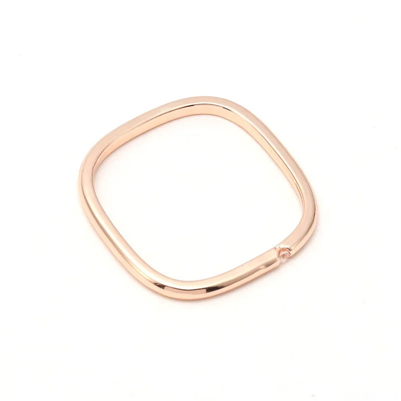 

Hot sale Square ring Color couple Simple Valentine's Day Ornaments Square circle Index finger ring with diamond for women