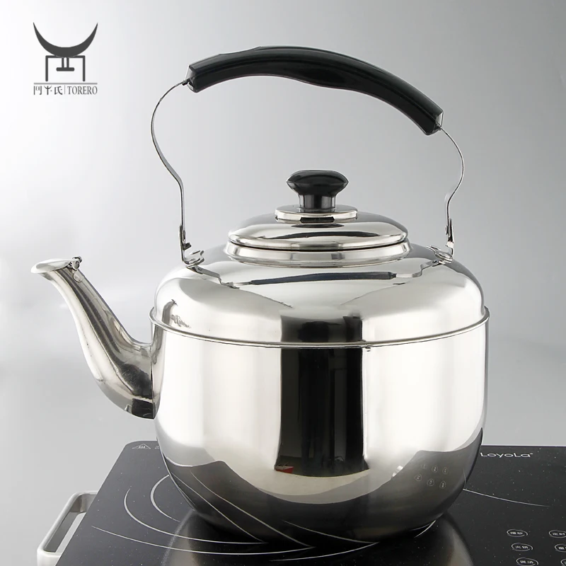 

Factory Direct Stove Top Whistle Hot Water Tea Pot 201 Stainless Steel Whistle Tea Kettle