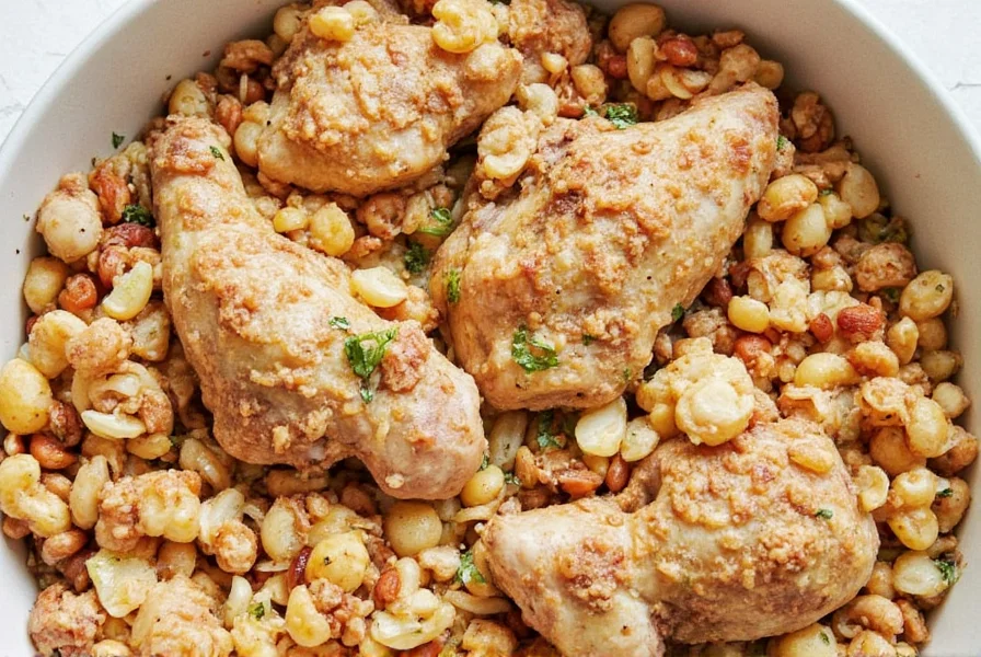 Side-by-side image showing wet brine setup vs dry brine rub on chicken