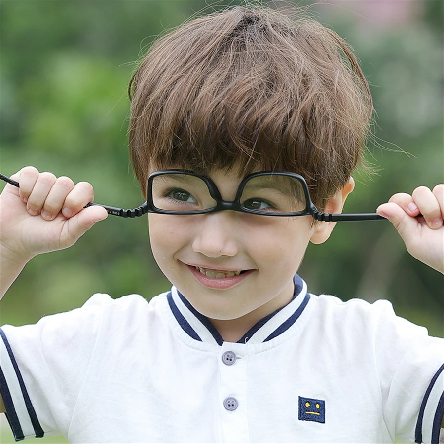 

Blue Light Blocking Glasses Kids Silicon TR90 Boys Girls Children Safety Eyewear Wholesale Flexible Eyeglasses