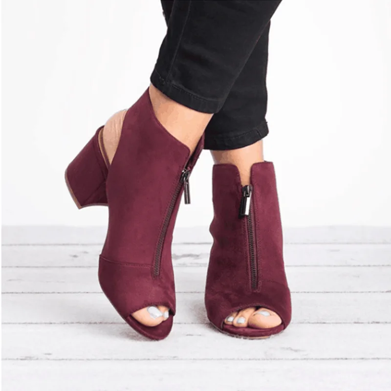 

SP025 woman sandals new arrivals 2021 square heeled ladies sandals, Picture shows