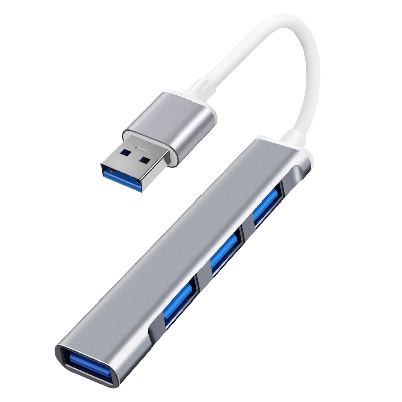 

4 In 1 Multiport USB 3.0 to 4 Ports USB 3.0 Aluminum Alloy HUB Adapter for Computer Transfer Data USB HUB adapter