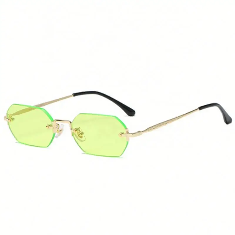 

Jhsport Woman Square Sun Glasses Luxury Fashion Rimless Sunglasses, 7 colors