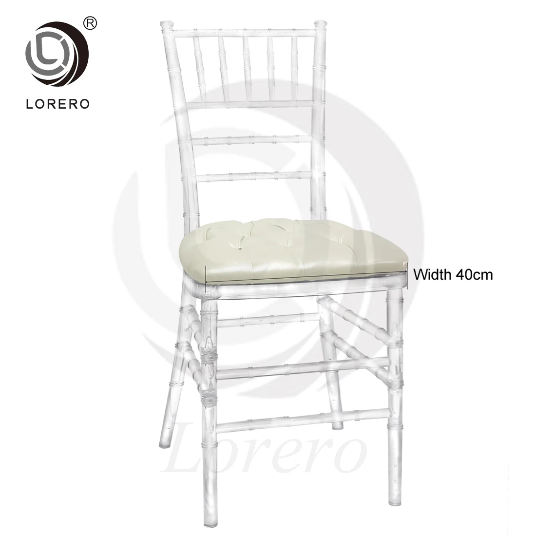 Cheap Wedding Tiffany Pu Stacking Chiavari Chair Cushion For Wholesale