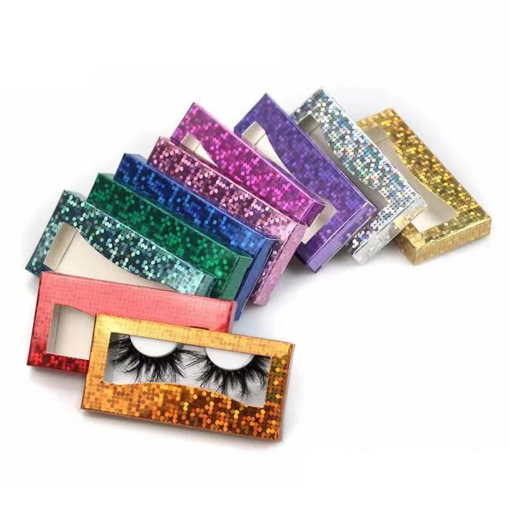 

Cruelty Free Christmas Custom Eyelash Packaging Free Sample 3D Mink Eyelashes, Black color