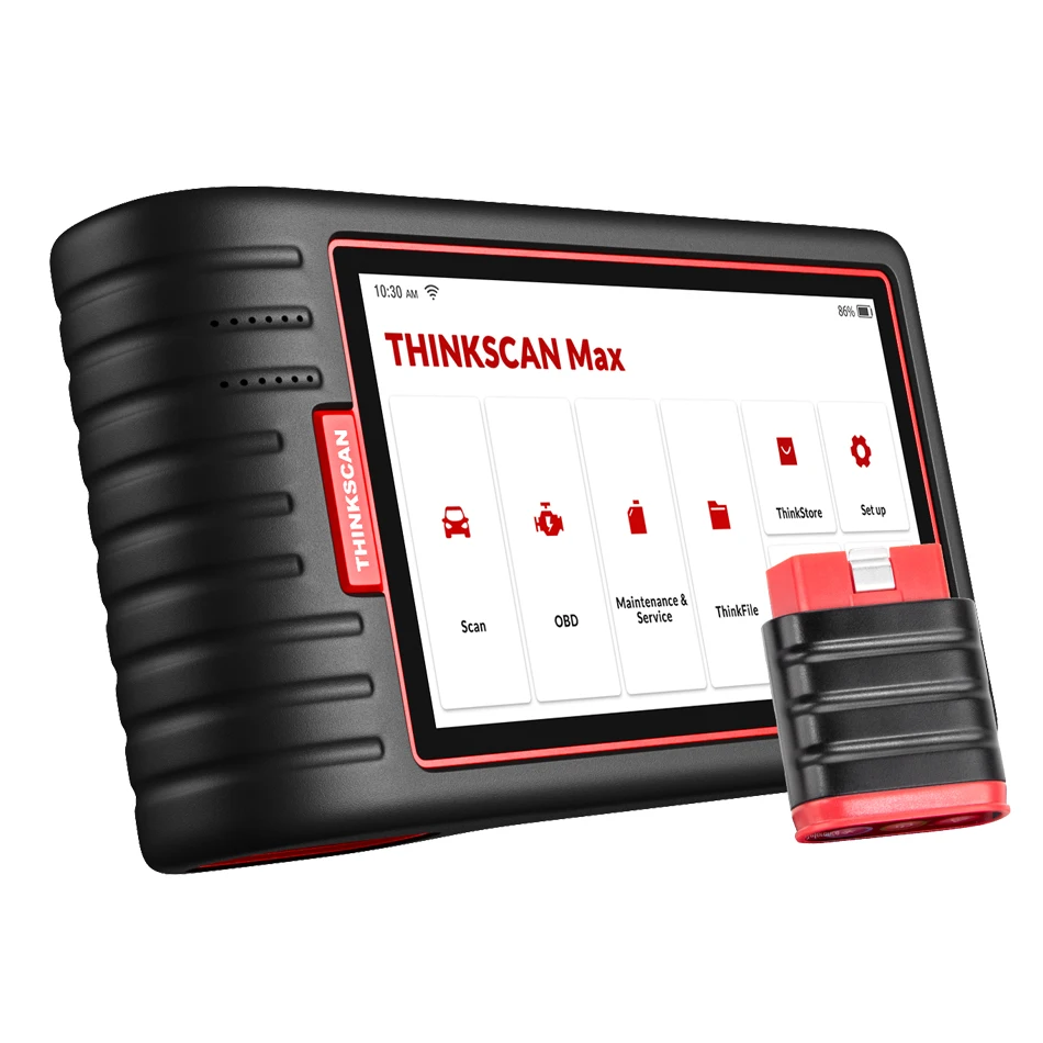 

Thinkcar Thinkscan Max Auto OBD2 Diagnostic Tools Full System ECU Coding Bidirectional Control Supports 28 Reset Functions