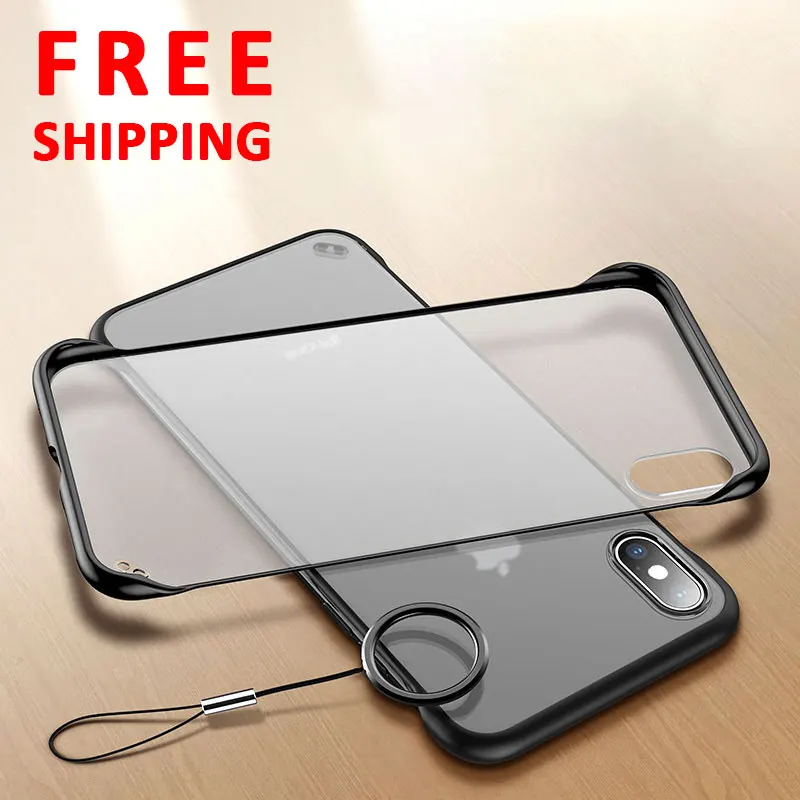

Free Shipping Transparent Clear Phone Cases Cover For iPhone X Xr Xs Max 8 7 6 6S Plus For Samsung Note 10 9 S7 Edge S8