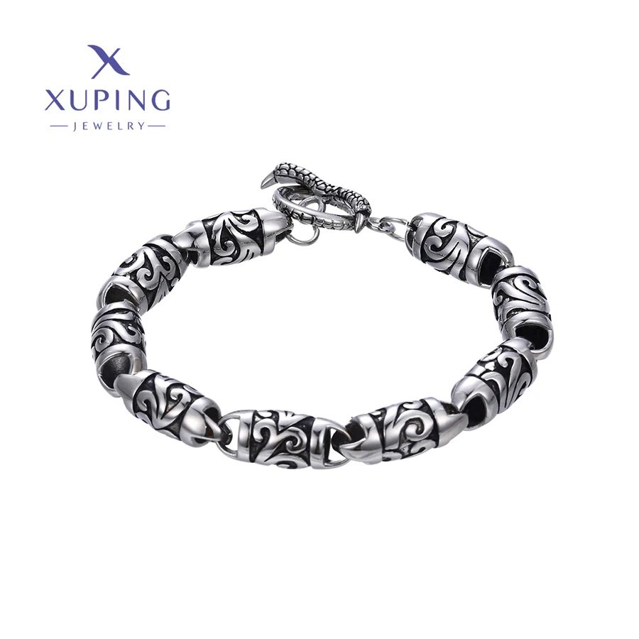 

75492 xuping jewelry simple fashion man's bracelet Stainless Steel Jewelry fashion jewelry bracelets for men