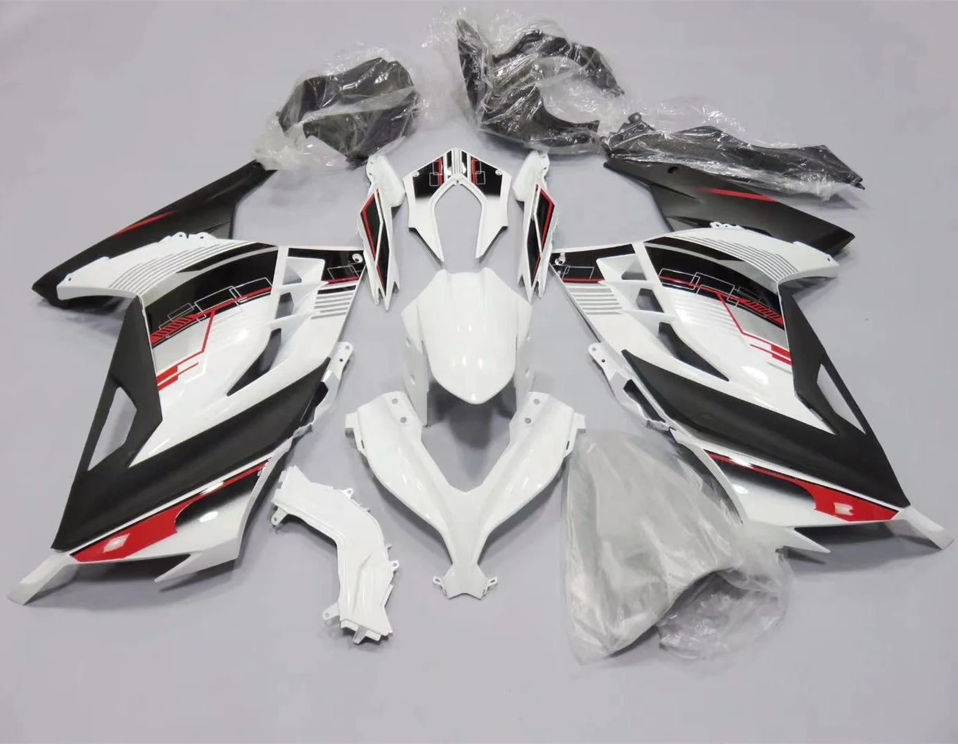 

2022 WHSC Fairing Bodywork Complete Set Fit For KAWASAKI Ninja 300 2013-2016, Pictures shown