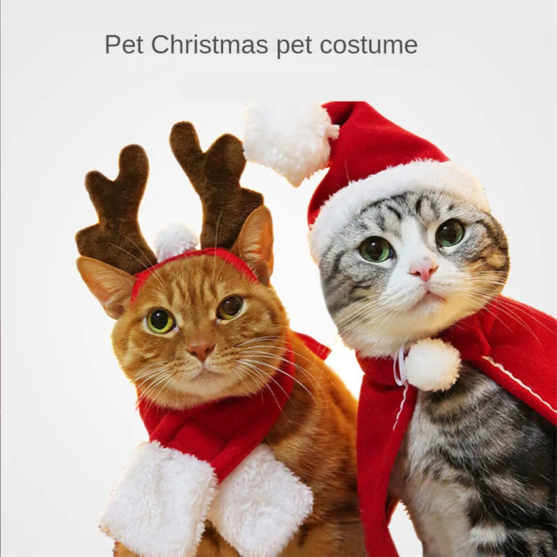 

Wholesale high quality Halloween pet Christmas puppy shawl clothes cloak big cat and dog clothes