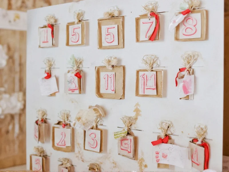 craft advent calendar