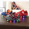 2019 Spring and Autumn Casual Kids Flash Spider-Man LED Lighting Sneakers