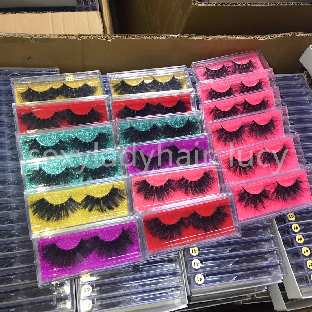 

Hottest Fur False Eyelashes Wholesale real mink lashes Private Label Free Sample Customize Eyelash Packaging