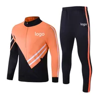 

Wholesale plain fitness sportswear football team polyester tracksuit men jogging sports tracksuit set sportswear jacket