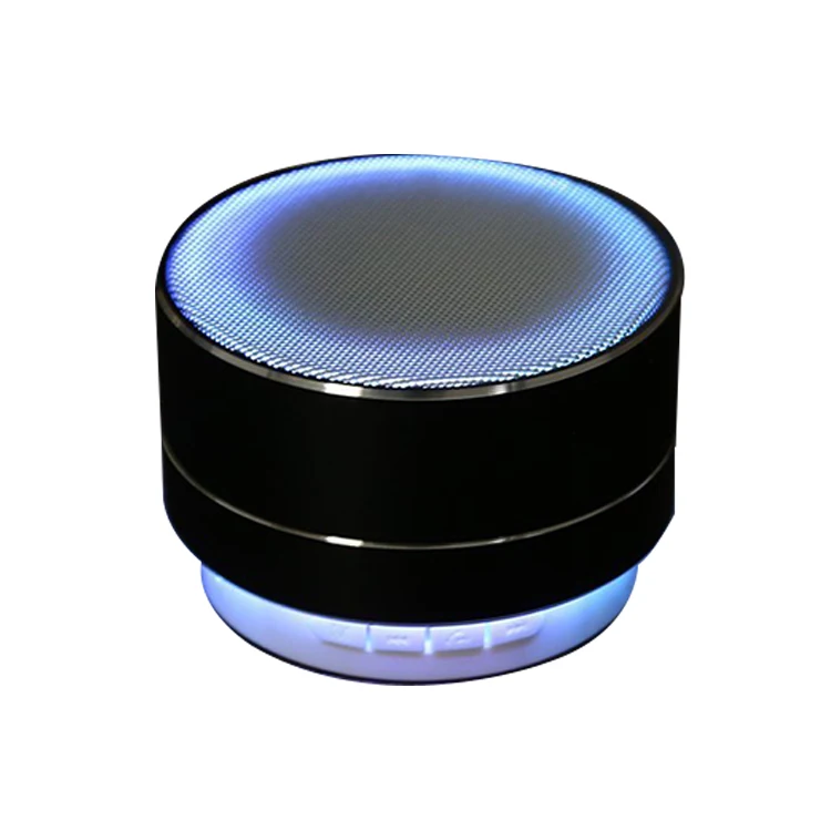 

2019 Outdoor portable colorful led speakers wholesale waterproof Wireless stereo Speaker Outdoor With LED Light