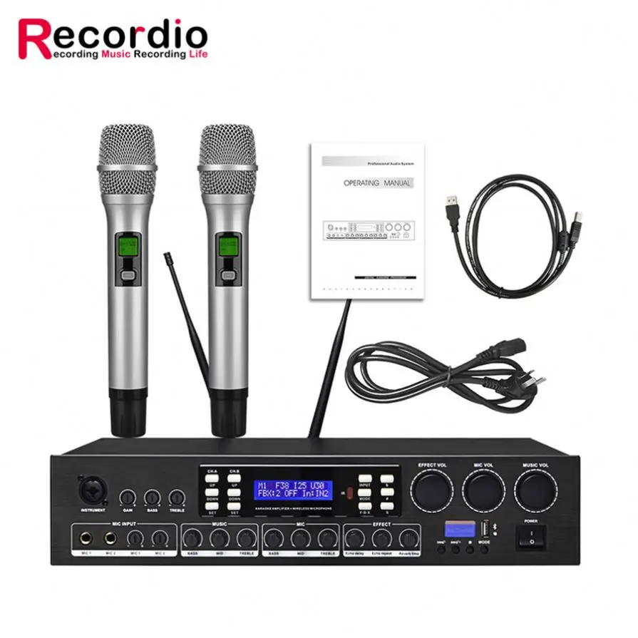 

GAW-L900 Hot Selling Wireless Microphone Karaoke With Low Price, Black