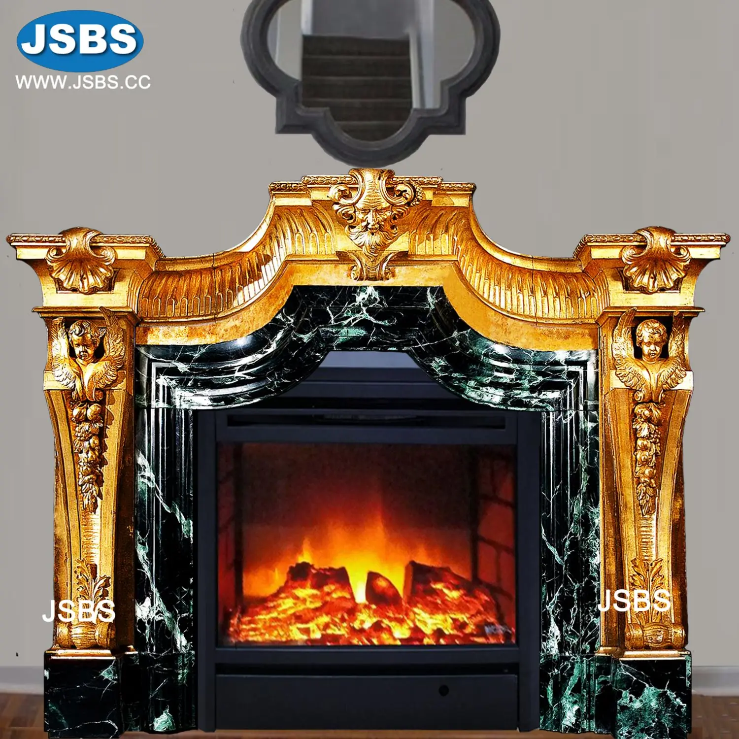 Black And Gold Marble Fireplace Buy Black And Gold Marble Fireplace