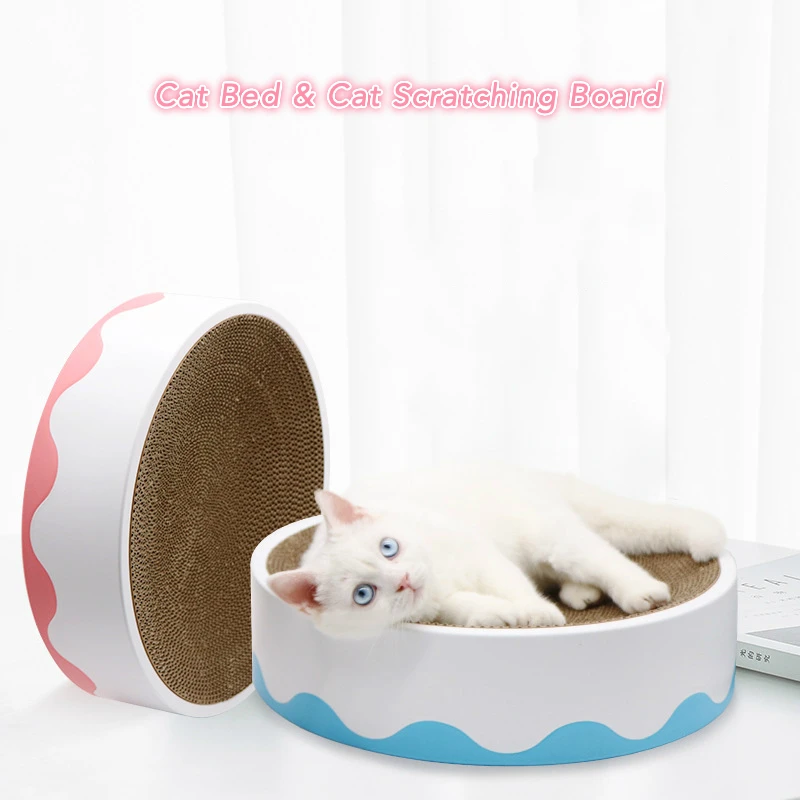 Corrugated Paper Cat Scratcher Bed Cat Scratchers For Indoor Cats To