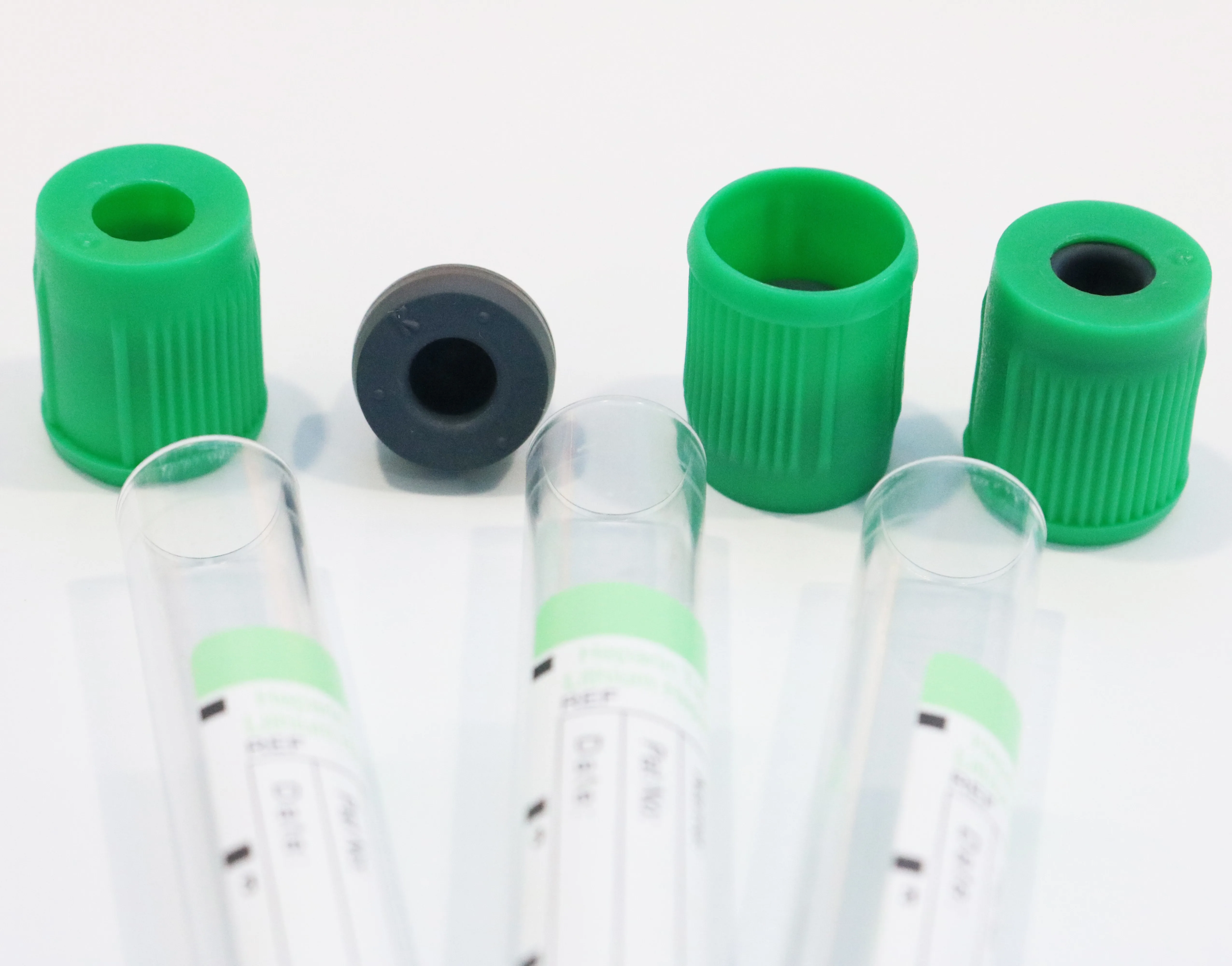 Disposable Vacuum Green Top Blood Heparin Tube Blood Collection And ...