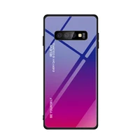 

Free sample beauty aurora color design tempered glass smartphone cover for samsung galaxy a40 a50 a60 soft tpu phone case